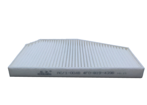 Dokumasız Kumaş Otomobil Kabin Hava Filtreleri 4F0 819 439B Otomobil Parçaları Aktif