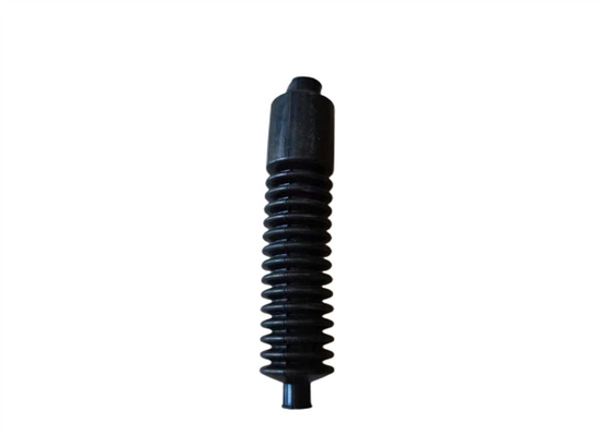 Siyah Körüklü Lastik Çizme 6mm Kıvrımlı Lastik Körüklü Ve Çizme Silikonlu