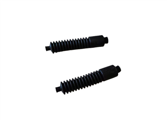 Siyah Körüklü Lastik Çizme 6mm Kıvrımlı Lastik Körüklü Ve Çizme Silikonlu